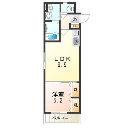 門真南駅 徒歩9分 3階の物件間取画像